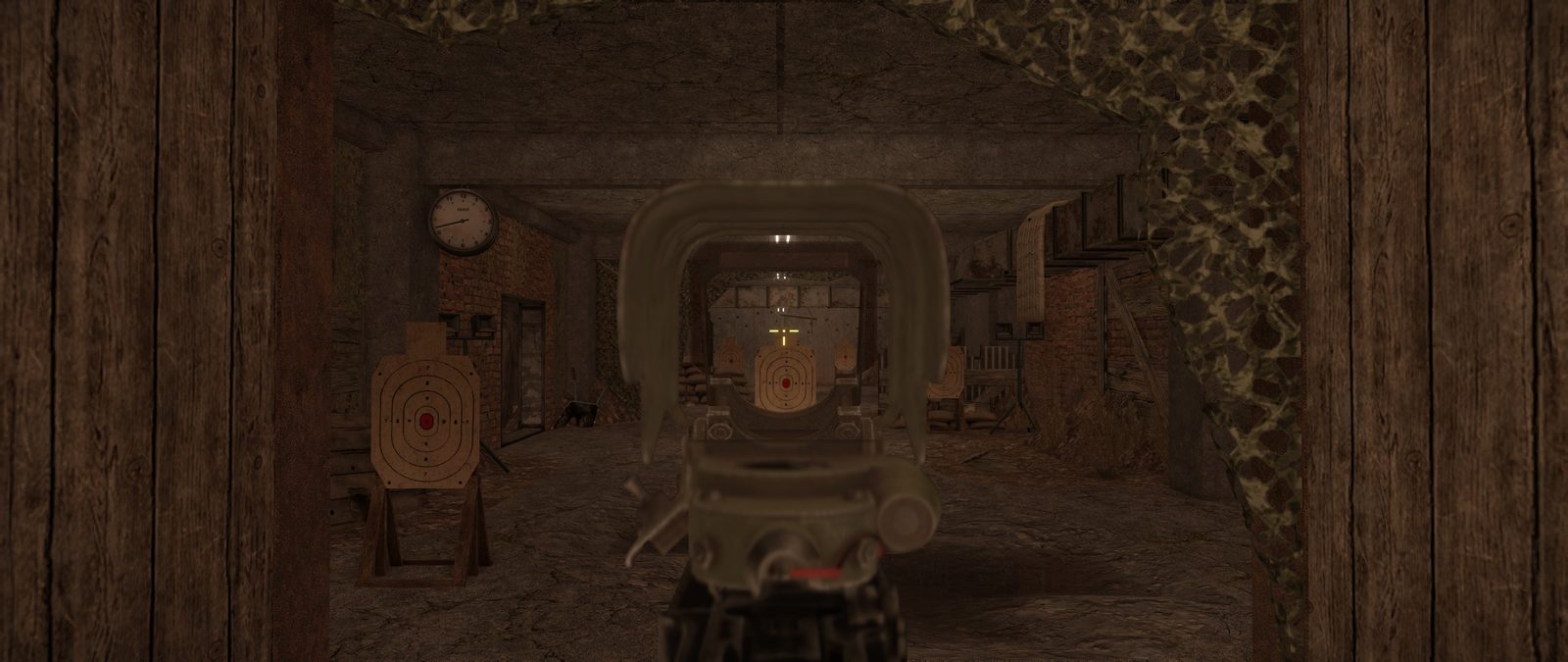 Прицел коллиматорный ПК-01(Т/З) - вид через прицел